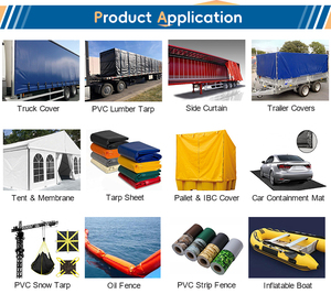 650 g/m² 18 oz <span class=keywords><strong>PVC</strong></span>-Plane, <span class=keywords><strong>PVC</strong></span>-Vinyl-beschichtetes, verstärktes Polyestergewebe, beschichtete Industrieplane auf Rolle - Product Image 6