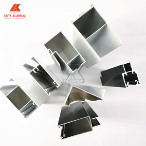 Đen trắng cửa sổ hình chữ nhật đùn nhập khẩu sơn tĩnh điện uốn nhôm hồ sơ cho cửa sổ và cửa ra vào từ Trung Quốc - Product Image 4