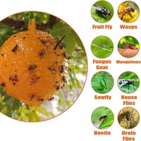 OMNI CATCH Merk Grote Massieve Gele Kleverige Vliegballen, Tuinplant Fruitvlieg Lokmiddelen, Ongediertebestrijding Val, Speciaal Model voor Bijen