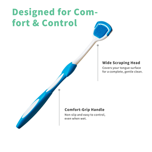Toptan Yeniden Kullanılabilir Yumuşak TPR Plastik Nano Dil Sıyırıcı Fırça Taşınabilir Ağız Hijyeni Yetişkinler İçin Dil Temizley - Product Image 6