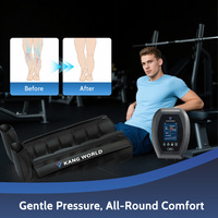 Bottes de massage à compression d'air sans fil multi-modes pour la relaxation des jambes, des mollets et des pieds à domicile
