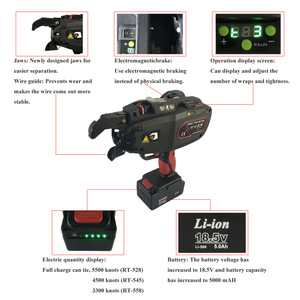 Máquina Atadora de Varillas Kowy Jiuwei RT545, Herramienta Profesional para Atar Barras de Acero, con Batería de Iones de Litio de 18.5V - Product Image 5