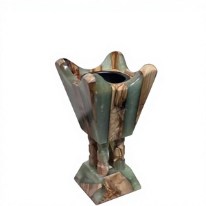 Luxury Handmade <b>Bakhoor</b> Burner Mabkhara Resin Wood <b>Oud</b> Incense Arabic Majmar Artistic Decorative Home Fragrance Stand Religious - Product Image 1