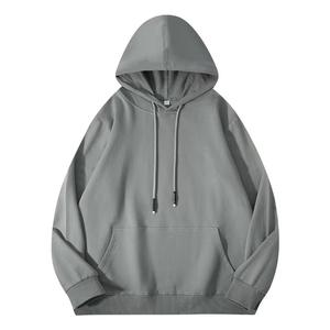 เสื้อฮู้ดดี้คอกลมทรงโอเวอร์ไซส์ 320 กรัม ปรับแต่งได้ แขนยาวผ้าฝ้ายทรงหลวมแบบยูนิเซ็กส์ - Product Image 1