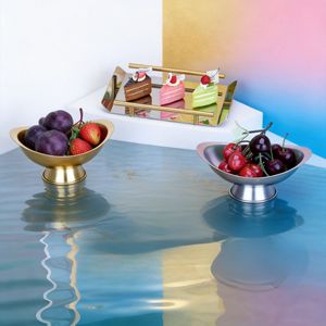 Stainless Steel Tiered <b>Tray</b> For Pastry Fruit Display Nordic Style Home Tea Storage Silver Color K001 - Product Image 4