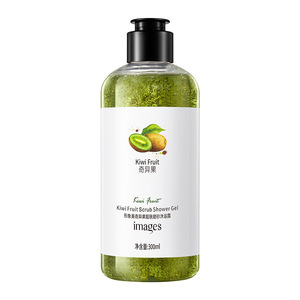 Exfoliante corporal Kiwi Fruit Suavizante Exfoliante Body Wash 300ml Limpieza profunda Fragancia Conservante Fruit Body Wash - Product Image 6
