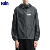 Veste coupe-vent avec trous pour les pouces, personnalisable, légère, imperméable pour la course à pied, le cyclisme, l'entraînement en plein air