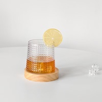 Gobelets en plastique PET 12oz écologiques, jetables, durables et résistants aux chocs, motif diamant, pour whisky, bière, vente en gros, restaurant, fête