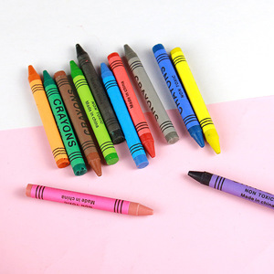 Crayons <span class=keywords><strong>de</strong></span> <span class=keywords><strong>cire</strong></span> à dessin pour artistes, 12 couleurs, non toxiques, personnalisables en gros - Product Image 3
