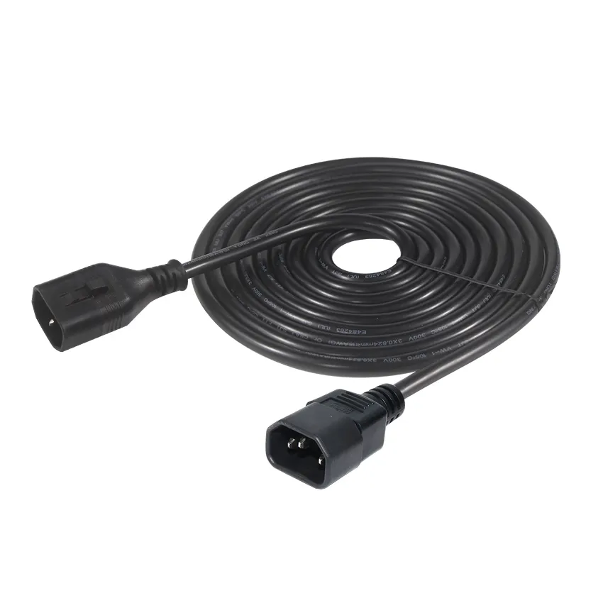 15 Ft Powerful C13 To C14 Connector 6Ft Heavy Duty Extension Cord Computer Cord