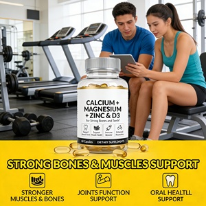 Capsules de <span class=keywords><strong>Vitamine</strong></span> D3 Calcium Magnésium Zinc de la Société State-owned Capital Ca Mg Zn, 100 000 UI, Complément pour le soutien articulaire et immunitaire, Calcium osseux, Magnésium, Zinc, <span class=keywords><strong>Vitamine</strong></span> - Product Image 3