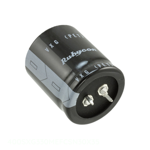 Condensateur 330 uF CAP ALUM 330UF 20% 400V SNAP TH Through Hole 400SXG330MEFCSN30X35 - Distributeur agréé - Product Image 1