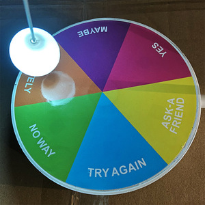DECISION MAKER Luminous Decision Ball LED <span class=keywords><strong>Bar</strong></span> Entretenimiento Adorno divertido Profecía Decision Maker Newton Ball - Product Image 2