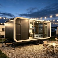 Maison en capsule Apple Pod House certifiée CE AS4964 SAA, maison préfabriquée modulaire de taille personnalisée, prête à être installée