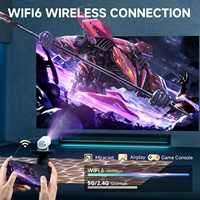 Proyector LCD Inteligente S40PRO Ultrapequeño, Android 14, Chip H723, 150 ANSI Lúmenes, 720P Nativo, Pantalla de 100 Pulgadas, WiFi6, BT5.0