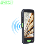 ماسح ضوئي محمول لاسلكي V9100 للباركود ثنائي الأبعاد بالليزر وقارئ RFID مع شاشة 5.5 بوصة متوفر في المخزون