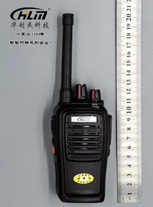 İki yönlü radyo HLM-M318 taşınabilir el walkie-talkie telsiz radyo kablosuz interkom woki toki mini Analog