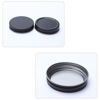 Couvercles métalliques à visser de 68 mm et 70 mm pour bocaux en verre ambré