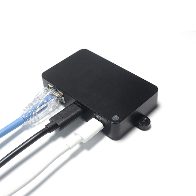 Customized Multi Function USB HUB Expander With RJ45 Interface & 2*Light TYPE C Port