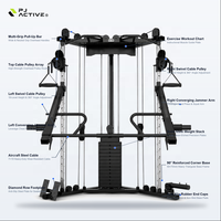Appareil de fitness professionnel à double poulie et câbles croisés, équipement sportif fonctionnel en acier, direct usine