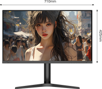 KUYCON M32KB 32 inch 4K IPS Gaming Monitor Mat Anti-reflectiescherm HDR Desktop Computer Beeldscherm 144Hz Computermonitor