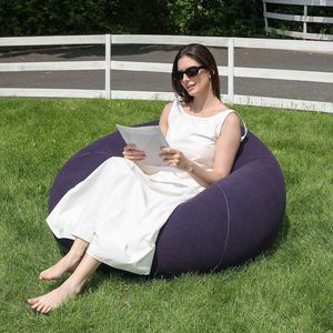 Sillón Inflable Acolchado, Redondo, Individual, Plegable, Muebles de Exterior para Acampar, Ocio y Uso Doméstico - Product Image 3