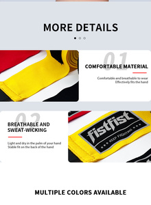 Fabrication OEM ODM, logo personnalisé, vente directe d'usine, bandages en coton pour les mains, 5 m, respirants, durables, pour la <span class=keywords><strong>boxe</strong></span>, le Muay Thai, le kickboxing, le MMA - Product Image 5