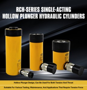 VIT-W VIT-W Cylindre hydraulique à piston creux simple effet pour réparation de ponts RCH-302 Capacité 30T Équivalent à le vérin Enerpac - Product Image 4