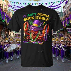 Camiseta de Mardi Gras para hombre con diseño de langostinos y la frase 'It's Gonna Be Okay', ropa promocional - Product Image 3