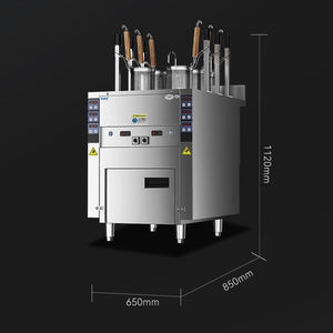 Cocedor de Fideos Automático de Grado Comercial, Hervidor de Pasta de Alta Eficiencia con Entrada y Salida de Agua Automáticas - Product Image 2