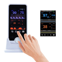 Oxymètre de pouls Bluetooth rechargeable VE4, moniteur de pression artérielle, instrument vétérinaire portable pour chiens et chats