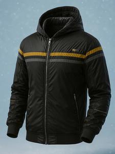 เสื้อโค้ทกันหนาวมีฮู้ดทันสมัย แจ็คเก็ตพัฟเฟอร์สำหรับอากาศหนาว ให้ความอบอุ่นและกันลม เหมาะสำหรับสวมใส่เดินเล่น ท่องเที่ยว และใช้ในชีวิตประจำวัน - Product Image 4