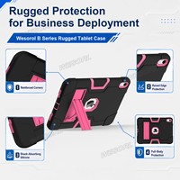 Étui antichoc pour iPad A16 11e génération 2025 iPad 10e génération 10,9 2022 avec support pliable Protection robuste Design fin OEM ODM