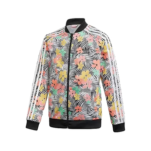 Chaqueta Deportiva Adidas Originals Palm Tree con Estampado Completo para Niñas, Talla M, Color: Negro/Multicolor - Product Image 1