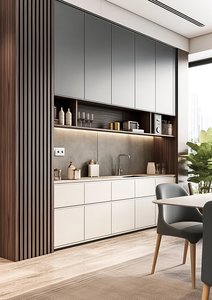Meuble de <span class=keywords><strong>cuisine</strong></span> intégré avec évier, anti-moisissure et résistant à l'humidité, sur mesure, pour condo, plan ouvert, ensemble de rangement pour la <span class=keywords><strong>cuisine</strong></span> - Product Image 3