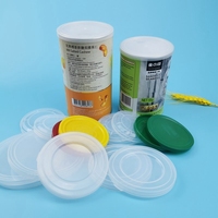 Couvercle en silicone blanc de soda, couvercle en étain, large bouche, 73mm, 83mm, 99mm, 126mm, 153mm, bon marché