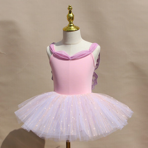 Tutú <span class=keywords><strong>de</strong></span> Ballet Profesional HIPPO KIDS para Niñas, Disfraces <span class=keywords><strong>de</strong></span> <span class=keywords><strong>Bailarina</strong></span> para Fiestas, <span class=keywords><strong>Ropa</strong></span> <span class=keywords><strong>de</strong></span> Práctica Diaria - Product Image 5