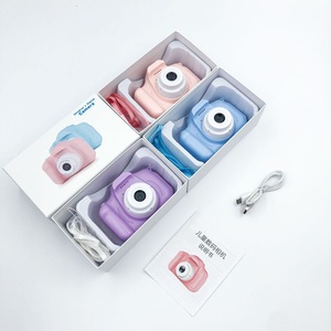 1080P HD kamera <span class=keywords><strong>Mini</strong></span> dijital çocuklar için fotoğraf kamerası oyuncaklar almak 2 inç şarj edilebilir Duale kamera özçekim yürüyor çocuk kamera - Product Image 4