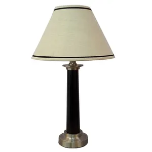 Деревянная настольная лампа для гостиничного ресторана или гостиной, новая современная светодиодная настольная лампа