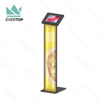 LSF09B LED Back-Lit Brandable Tablet Holder Anti Theft Tablet Stand POS Tablet Security Stand pour iPad Android 12.9 "10" 11 ".