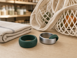 ฝาครอบแหวนซิลิโคนแบบ OEM พร้อมโลโก้สั่งทำ สำหรับแหวน Oura Ring 5/4, Galaxy Ring, RingConn, Ultrahuman, Sage Leaf Icon พร้อมป้ายสลักลาย - Product Image 2