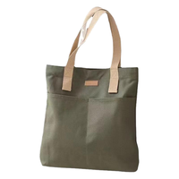 Sacs à main de voyage pour femmes Sac fourre-tout en toile avec fil à coudre pour collégiennes et navetteurs