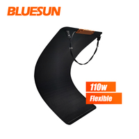Panneau solaire Semi-Flexible Poly 120w 300w panneau solaire Flexible pour voiture électrique