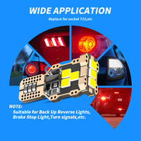 DXZ, 2 uds., 12-24V, luz LED para matrícula de coche sin Error para VW Touran Golf Boy Jetta MK5 T5 Passat Cimousint SKODA Superb