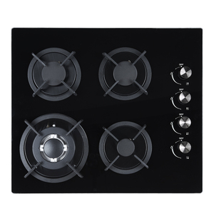 Table <span class=keywords><strong>de</strong></span> Cuisson <span class=keywords><strong>à</strong></span> <span class=keywords><strong>Gaz</strong></span> Encastrable 4 Feux en Verre Trempé pour Cuisine, GPL/<span class=keywords><strong>Gaz</strong></span> Naturel - Product Image 5