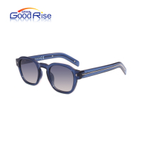 Lunettes de soleil de luxe en acétate faites à la main, neuves d'usine, verres TAC UV400 de haute qualité, légères, vertes, jaunes, violettes