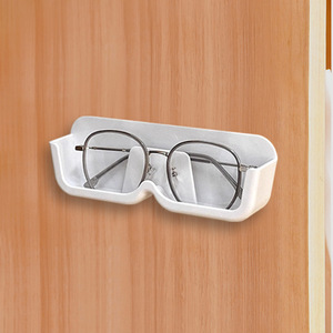 Estante para guardar gafas, caja de almacenamiento de gafas de sol resistente a la presión para montar en la pared junto a la cama del baño, soporte de pared para gafas graduadas - Product Image 4