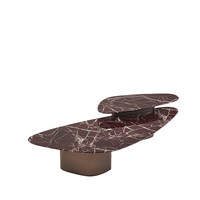 Maison contemporaine luxe ensemble de table basse en marbre pour chambre à coucher et salon table basse