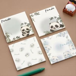 Blocs-notes autocollants Panda de haute qualité pour étudiants – Essentiels de rentrée scolaire – Papier mémo dessin animé – Cadeaux parfaits pour le bureau et les études - Product Image 1
