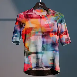 Monton Custom ODM sublimación manga corta ciclismo conjuntos Jerseys ropa de ciclismo para mujer bicicleta Tops ropa de bicicleta para mujer